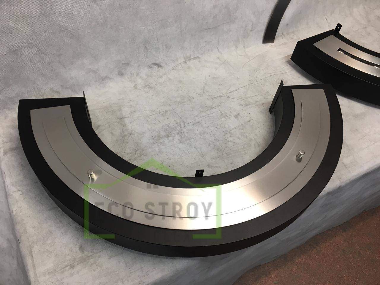 Настенный биокамин вокруг колоны