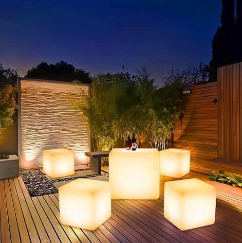 Светильник Куб 10 питание от сети 220В, RGB