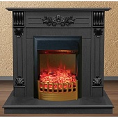 Каминокомплект Real Flame Ottawa (темный орех)+Rimini