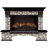 Каминокомплект Glenrich Бостон Карелия 86 (венге)+Rondo S86