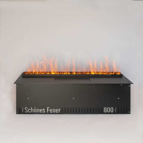 Электроочаг Schönes Feuer 3D FireLine 800 Pro со стальной крышкой в Стерлитамаке