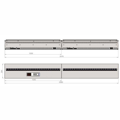 Электроочаг Schönes Feuer 3D FireLine 2000 в Стерлитамаке