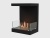 Торцевой биокамин Lux Fire Фронтальный 500 M Lux fire
