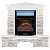 Каминокомплект Glenrich Бостон К Мисхор угловой (белый)+Majestic Black
