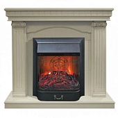 Каминокомплект Real Flame Rosa (белый дуб)+Majestic Lux BL S
