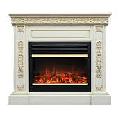 Каминокомплект Alex Bauman Ekaterina (белый шоколад)+Jupiter FX Brass