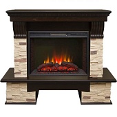 Каминокомплект Real Flame Rockfield (темный орех)+Sparta 25,5