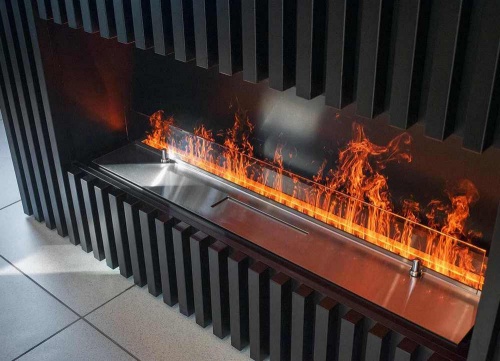Электроочаг Schönes Feuer 3D FireLine 1000 со стальной крышкой в Стерлитамаке