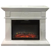 Каминокомплект Real Flame Leda (белый матовый)+Kendal 24