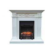 Каминокомплект Royal Flame Verona (белый дуб)+Fobos FX Black