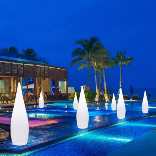 Светильник Капля 36х120 питание от 220В, RGB