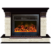 Каминокомплект Glenrich Панорама Мисхор 28 (венге)+Newflame