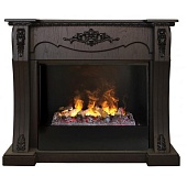 Каминокомплект Real Flame Olivia 26 (темный орех)+3D Cassette 630