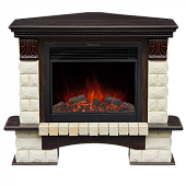 Каминокомплект Alex Bauman Tango Premium Style универсальный (грецкий орех)+Jupiter FX Black