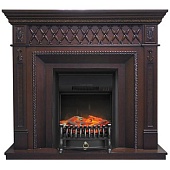 Каминокомплект Royal Flame Alexandria (махагон коричневый антик)+Fobos FX Black