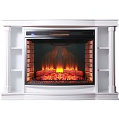 Каминокомплект InterFlame Giant (белый)+Panoramic 33 LED FX QZ