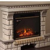 Каминокомплект InterFlame Экстер (бежевый)+Jupiter Black