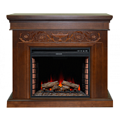 Каминокомплект Alex Bauman Afelia (античный дуб)+Crystal 24 FX (Афелия)