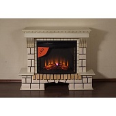 Каминокомплект InterFlame Экстер (бежевый)+Panoramic 28