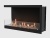 Встроенный биокамин Lux Fire Угловой 1155 М (левый угол) Lux fire