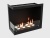 Встроенный биокамин Lux Fire Угловой 755 М (левый угол) Lux fire