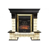 Каминокомплект Royal Flame Pierre Luxe шампань (темный дуб)+Majestic FX Brass