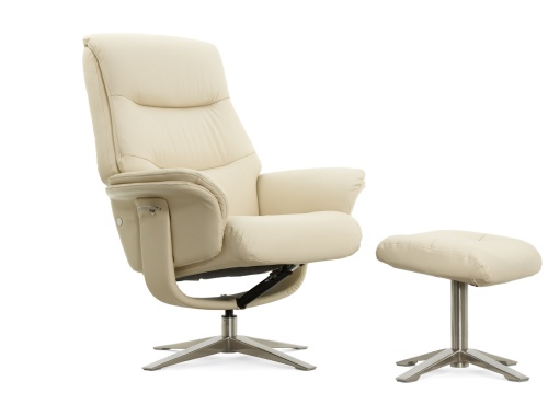 Кресло-реклайнер Falto Boss натуральная кожа