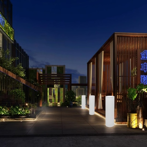 Светильник Цилиндр 16х24 питание от 220В, RGB